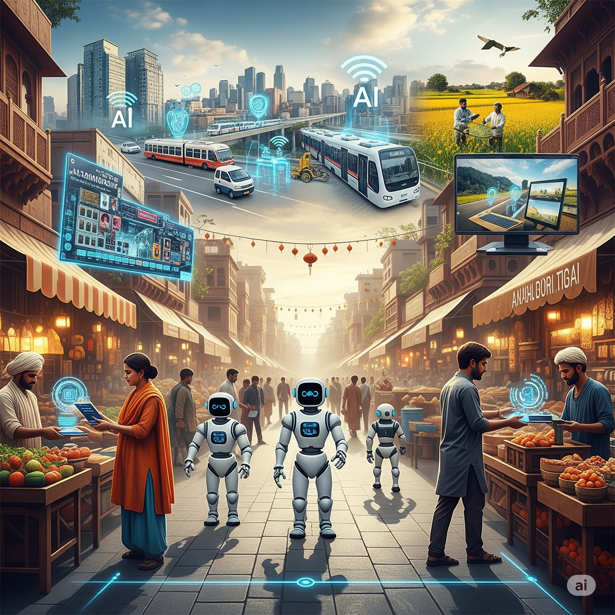 The top 10 AI Revolution Sweeping Across India 2025