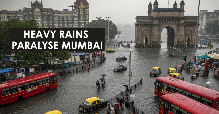 Heavy Rains Paralyse Mumbai